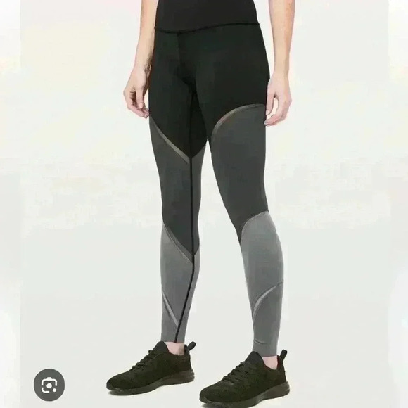 Lululemon Pants leggings in grays size 2  nulu - Picture 5 of 7